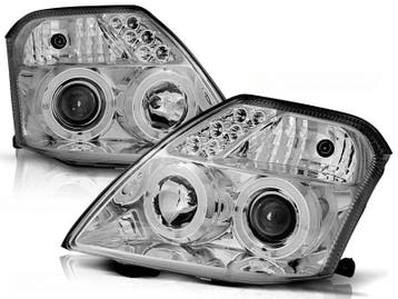 Koplampen Citroen C2 03-08 LED Angel eyes, Ophalen of Verzenden, Nieuw