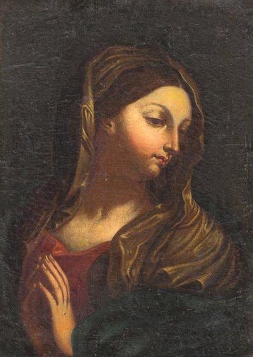 Carlo Maratta (1625 – 1713), Kring van - Madonna in, Antiek en Kunst