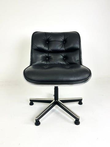 Knoll - Charles Pollock - Executive Chair - Stoel - Metaal,, Antiek en Kunst