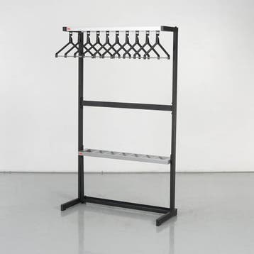 Garderobe Van Esch - Zwart - 169 x 100 cm - 10 hangers -, Huis en Inrichting, Ophalen of Verzenden, Nieuw