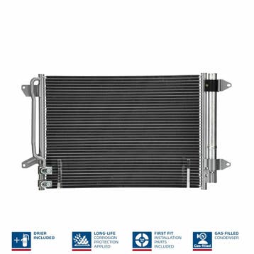 Airco condensor o.a: Volkswagen, Beetle (16AB) - 16A), Ophalen of Verzenden, Nieuw, Volkswagen