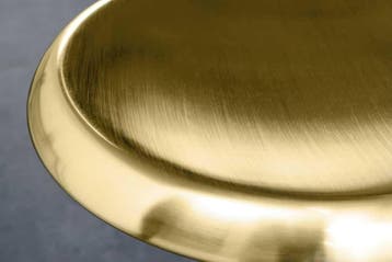In hoogte verstelbare barkruk INDUSTRIAL goud zwart metaal, Ophalen of Verzenden, Nieuw
