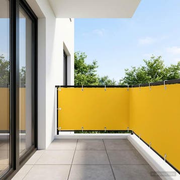 vidaXL Balkon Privacy Scherm 150 x 400 cm Stof met, Verzenden, Nieuw
