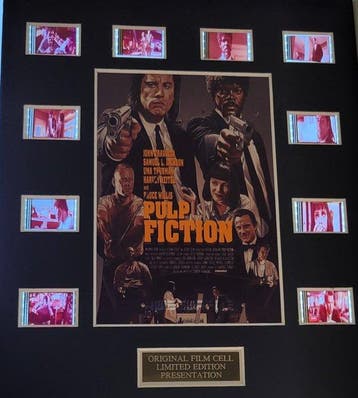 Pulp Fiction - Framed Film Cell Display with COA, Nieuw