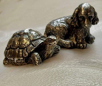 Lucchesi Florence & Gioielli Argento - Beeldje - Dog &