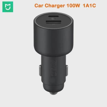 MIJIA 100W Snellader Auto Oplader met Dubbele USB-A & USB-C, Verzenden, Nieuw