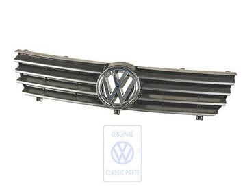Volkswagen Polo 3 (6N) grille met embleem - satijnzwart, Ophalen of Verzenden, Nieuw, Volkswagen