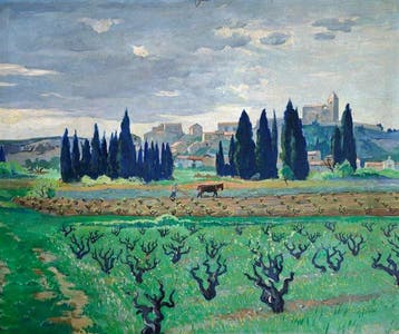 École postimpressionniste française (XX) - Paysage à