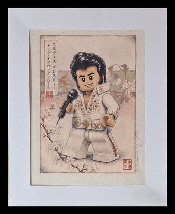 Emma Wildfang - Elvis Presley - Lego inspired Series -Anime, Nieuw
