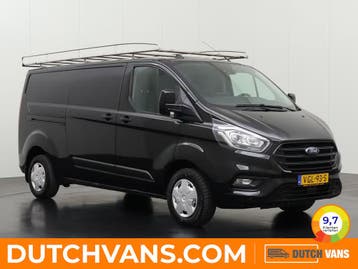 Ford Transit Custom 2.0TDCI Bestelbus 2020 L2 H1 Diesel, Euro 6, Zwart, Nieuw, Ford