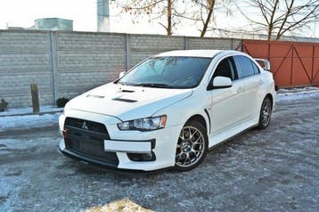 Maxton Front Racing Splitter V.3 Mitsubishi Lancer Evo X, Verzenden