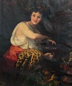 Scuola italiana (XVIII-XIX) - Giovane Bacco