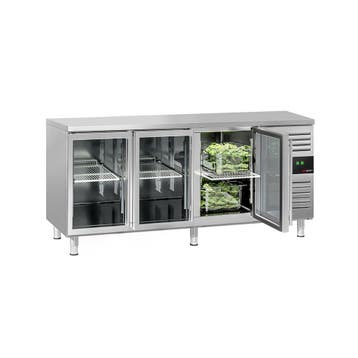 GGM Gastro | Koelwerkbank ECO - 1795x700mm - 417 liter - met, Verzenden, Nieuw in verpakking, RVS Meubilair