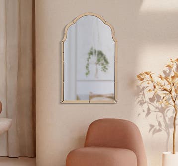 TANGER WANDSPIEGEL ROZE CM 62X1X100 ( BINNENSPIEGEL AFMETING, Ophalen of Verzenden, Nieuw