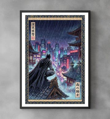 Sato Hageshi - Knight of Neo Edo - Batman - Pop Art - Signed, Nieuw in verpakking