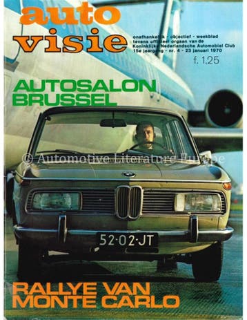 1970 AUTOVISIE MAGAZINE 04 NEDERLANDS, Nieuw, Author