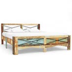 vidaXL Bedframe massief gerecycled hout 140x200 cm, Verzenden, 140 cm, 200 cm, Hout