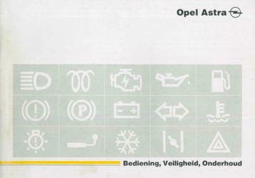 1996/1997 Opel Astra Cabrio Sport Comfort instrucieboekje, Verzenden