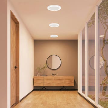 LED Plafondlamp met Bewegingssensor + Dag en Nacht Sensor -, Ophalen of Verzenden, Nieuw, Kunststof, Overige fittingen