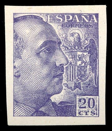 Spanje - Generaal Francisco Franco - Edifil - 1047s** - Sin, Gestempeld