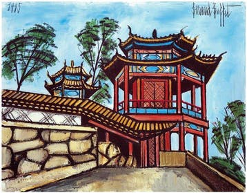 Bernard Buffet (1928-1999) - Pékin, le palais dété