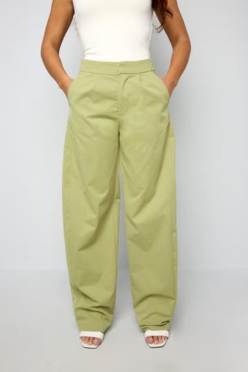Barrel Pantalon Dames – Wijde Pijpen | Groen & Zwart | XS-XL, Colors, Verzenden, Nieuw