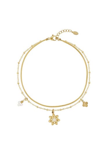 Goudlief Ster enkelband (Enkelbandjes, Dames sieraden), Verzenden, Nieuw, Overige materialen