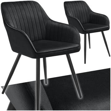 Stoel Marilyn, fluweeloptiek, gestikt, Huis en Inrichting, Stoelen, Verzenden, Nieuw