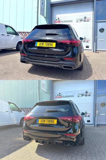 C43 AMG Diffuser | W206 T206 | 2021-2024 | OEM Design |, Mercedes-Benz, Nieuw, Ophalen of Verzenden, Achter