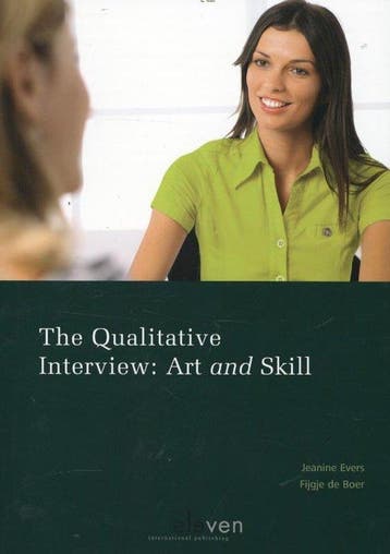 9789490947736 The qualitative interview | Tweedehands, Verzenden, Zo goed als nieuw, Jeanine Evers