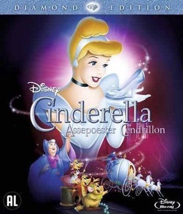 Disney Cinderella (blu-ray tweedehands film), Ophalen of Verzenden, Zo goed als nieuw