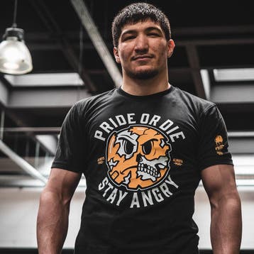 PRiDEorDiE T Shirt Stay Angry Zwart, Ophalen of Verzenden, Nieuw