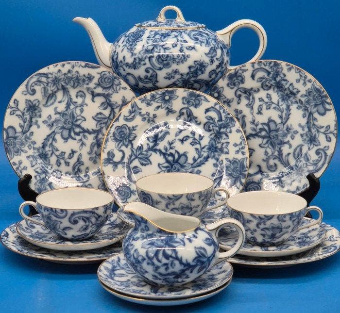 Hutschenreuther Hohenberg – Tee-Service „Olivia“ – Porzellan, Antiek en Kunst, Antiek | Meubels | Tafels