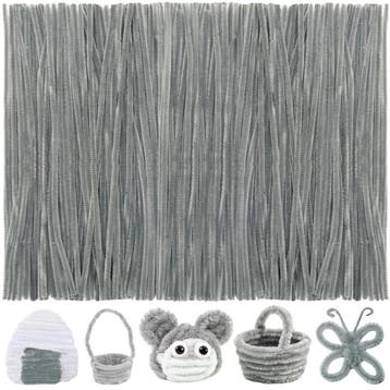 Fako Bijoux - 100 Zilvergrijze Pijpenragers - Set van 100, Verzenden, Nieuw