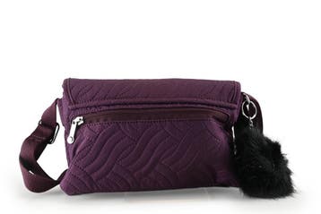 Kipling Schoudertas Paars, Verzenden, Zo goed als nieuw, Paars