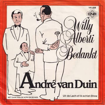 vinyl single 7 inch - AndrÃ© van Duin - Willy Alberti Bed., Verzenden, Zo goed als nieuw, 7 inch, Nederlandstalig