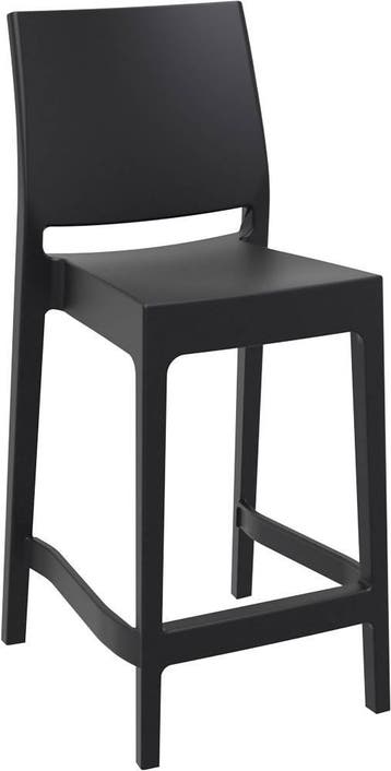 Counter Barkruk - 65 cm - Maya - Zwart - Siesta, Verzenden, Nieuw