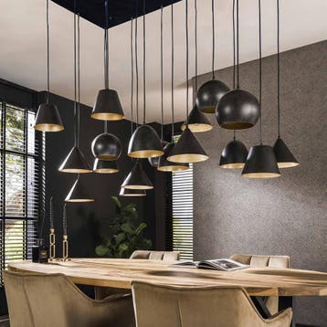 *WOONWINKEL* Grote Hanglamp Zwart Metaal, Verzenden, Nieuw