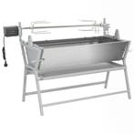 vidaXL Draaispit barbecue ijzer en roestvrij staal, Verzenden, Nieuw