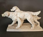 Karlsruhe Majolika Manufaktur - Figuur - Zwei Jagdhunde -