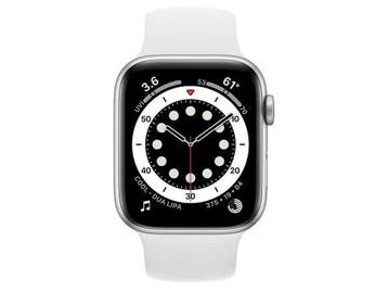 Apple Watch Series 6 - 44mm - Aluminium - Zilver - GPS, Verzenden, Zo goed als nieuw, Apple