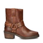 Nelson bikerboots voor dames in het Cognac, Overige kleuren, Verzenden, Lage of Enkellaarzen, Nieuw
