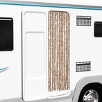 vidaXL Vliegengordijn 56x200 cm chenille beige en, Verzenden, Nieuw, Beige