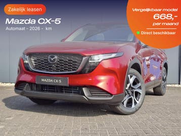 Mazda CX-5 | Zakelijk Leasen vanaf 260,- p/mnd, Nieuw, Financial lease, Lease, CX-5