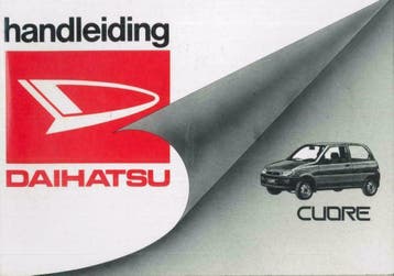 1995 Daihatsu Cuore Handleiding instructieboekje Nederlands, Verzenden