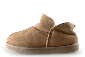 Manfield Pantoffels in maat 39 Beige, Verzenden, Beige, Zo goed als nieuw, Pantoffels of Sloffen