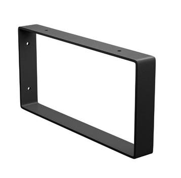 Plankdrager 126x261x30 mm zwart staal, Huis en Inrichting, Woonaccessoires | Wandplanken en Boekenplanken, Verzenden, Nieuw