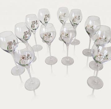 Lehmann - Perrier-Jouët - Emile Gallé - Champagneglas (12) -