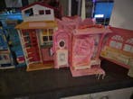 Barbie - Barbiepop Barbie draagbaar poppenhuis - 1990-2000