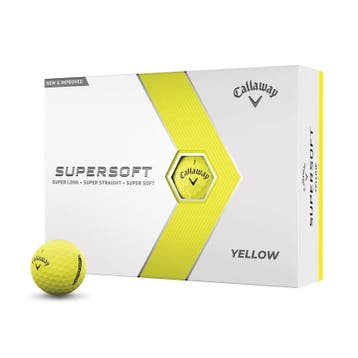 Callaway Supersoft 2023 - al bedrukt met logo - Geel, Ophalen of Verzenden, Nieuw